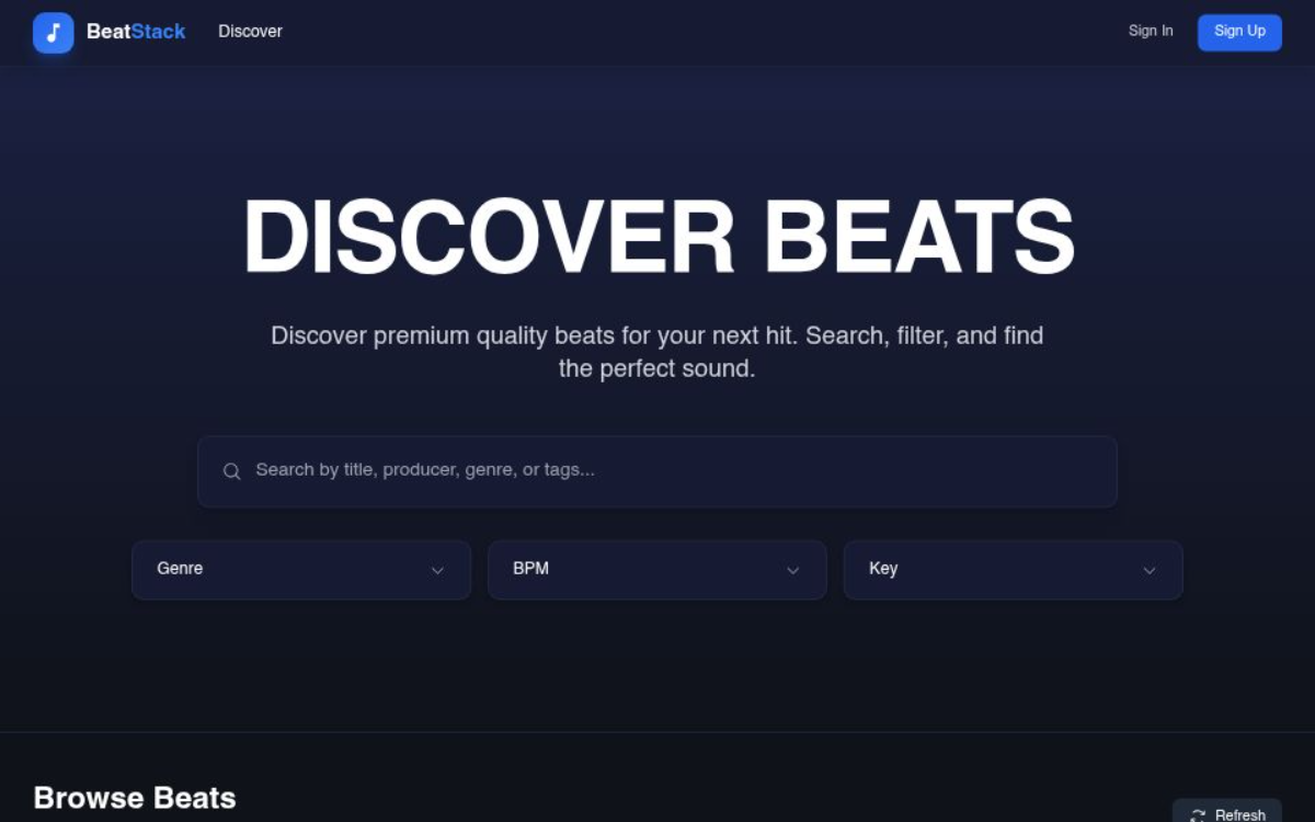 Beatstack screenshot